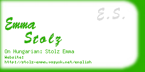 emma stolz business card